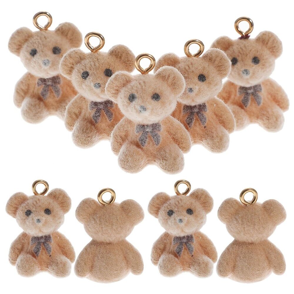 5630 10pcs Bear Earring Pendant Charms Candy 3d Nail Charms Nail Bracelet